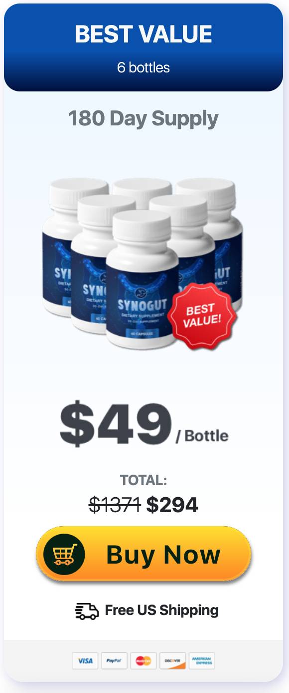 SynoGut - 6 bottle